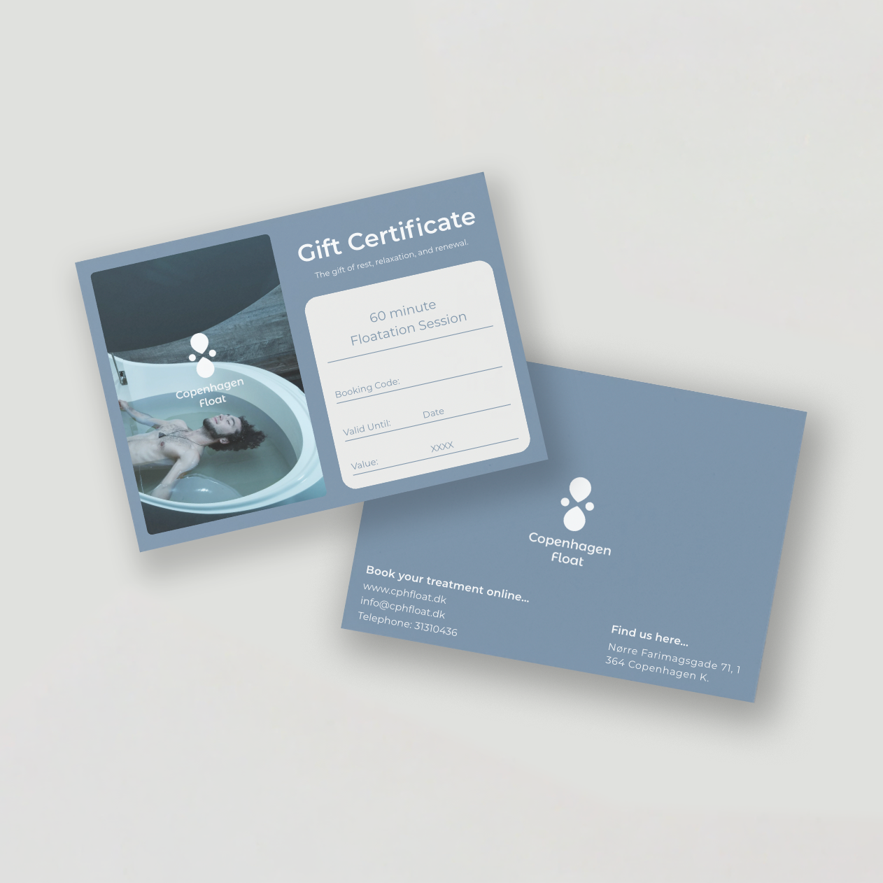 Gift Certificate for Float & Massage